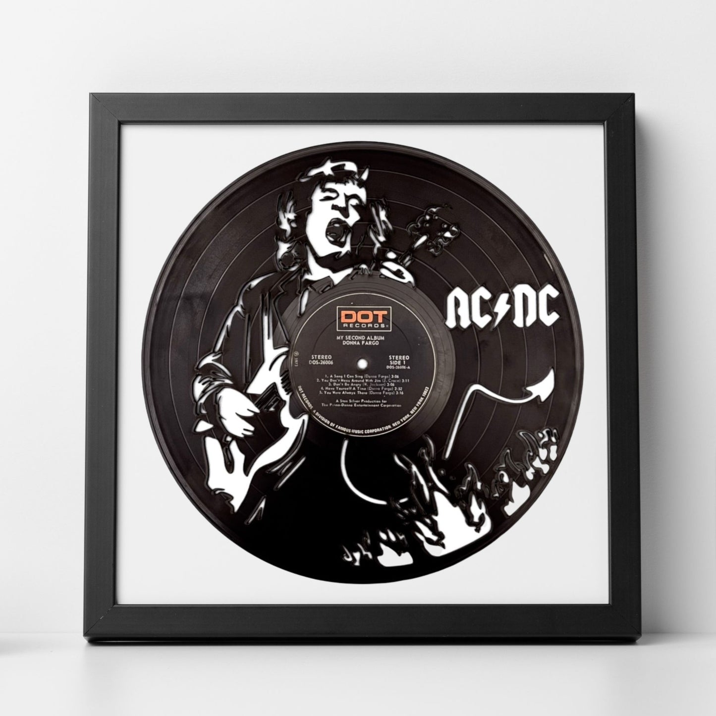 AC/DC - Laser Cut Vinyl Record Wall Art