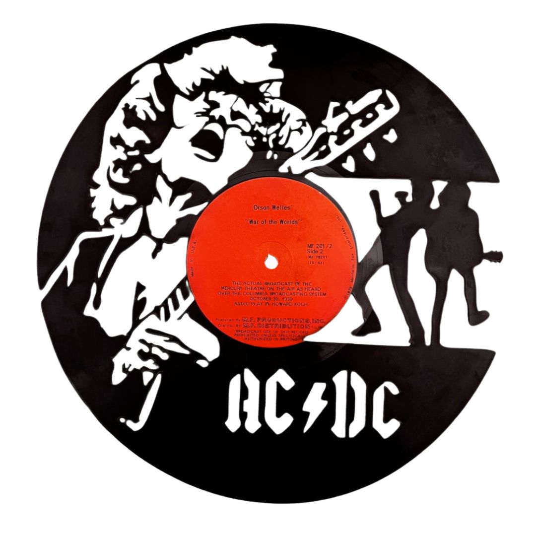 AC/DC - Laser Cut Vinyl Record Wall Art