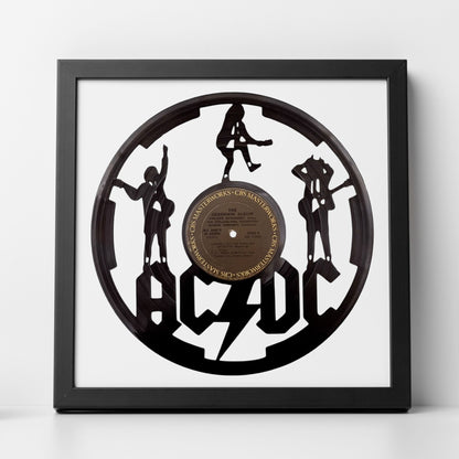 AC/DC - Laser Cut Vinyl Record Wall Art