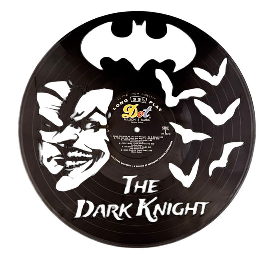 Batman vs Joker - Laser Cut Vinyl Record Wall Art