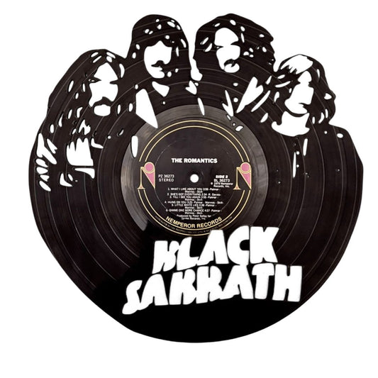 Black Sabbath - Laser Cut Vinyl Record Wall Art