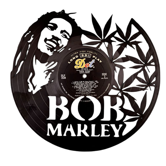 Bob Marley - Laser Cut Vinyl Record Wall Art