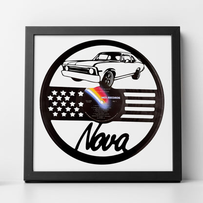 Chevy Nova - Laser Cut Vinyl Record Wall Art