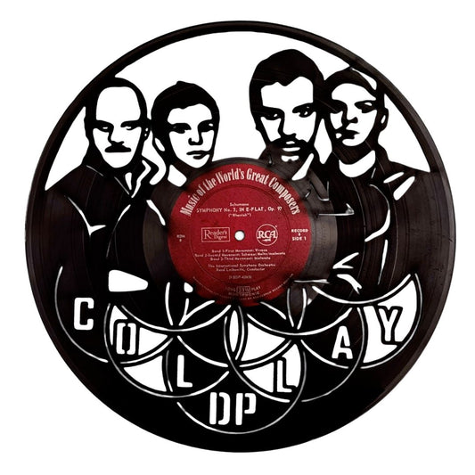 Coldplay - Laser Cut Vinyl Record Wall Art