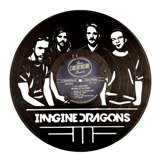 Imagine Dragons - Laser Cut Vinyl Record Wall Art