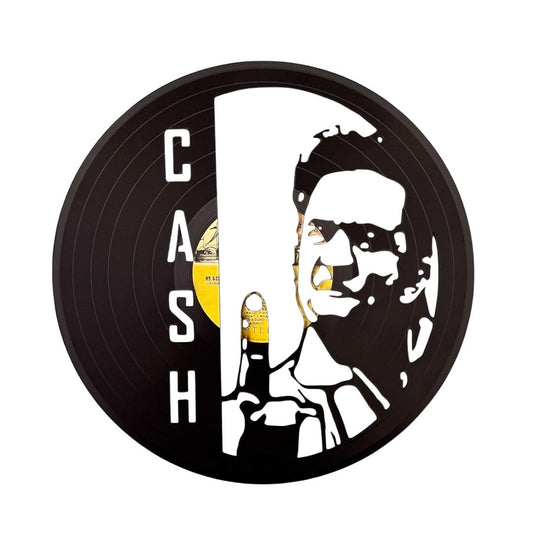 Johnny Cash - Laser Cut Vinyl Record Wall Art