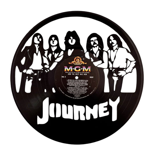 Journey - Laser Cut Vinyl Record Wall Art