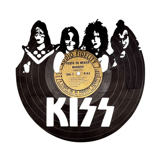 KISS - Laser Cut Vinyl Record Wall Art