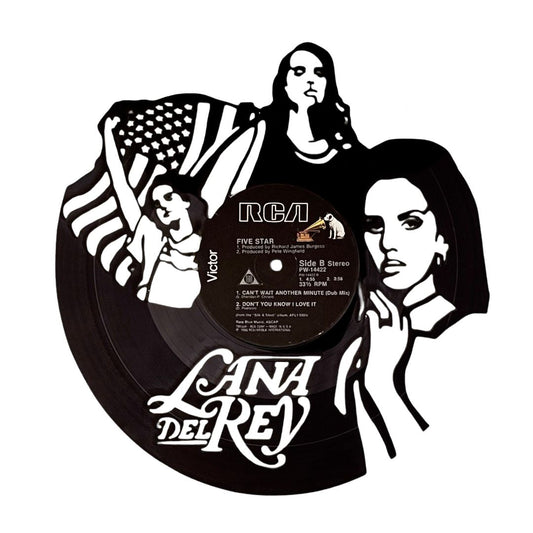 Lana Del Rey - Laser Cut Vinyl Record Wall Art