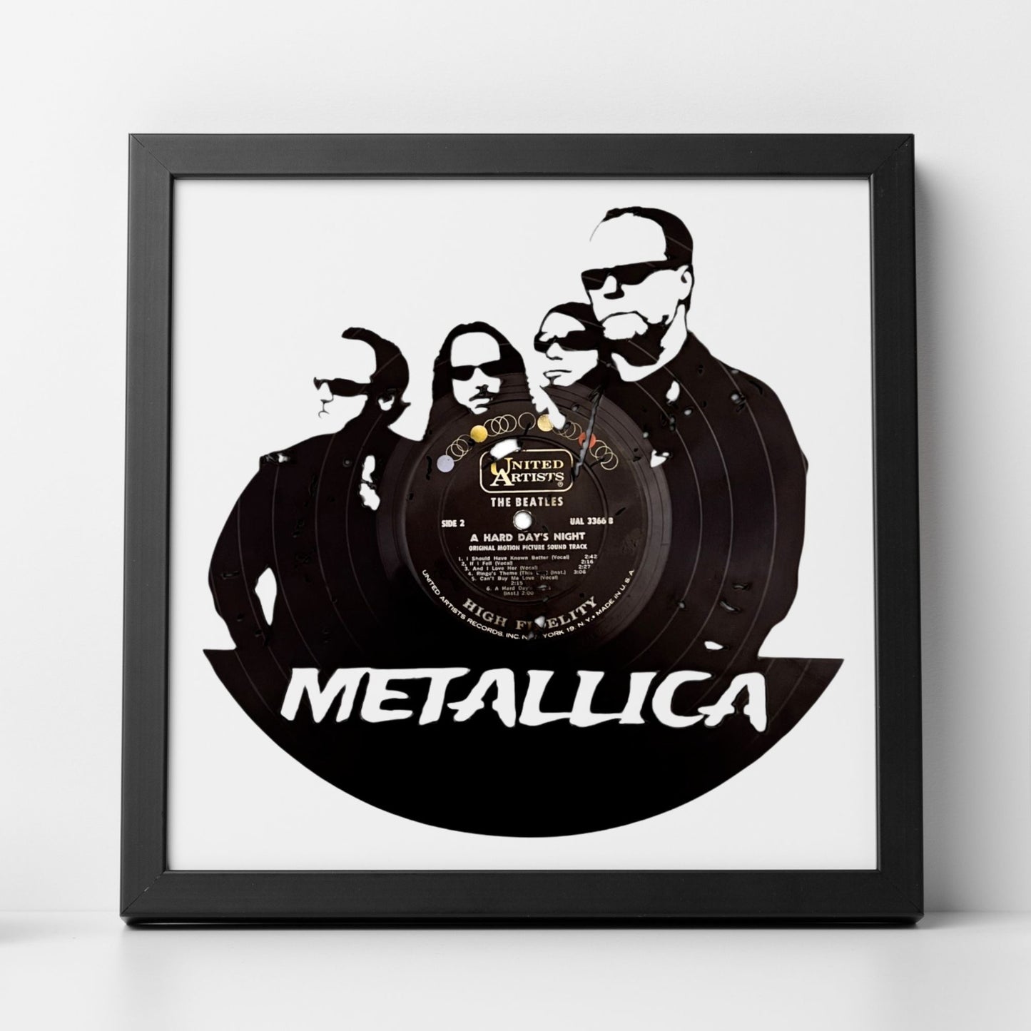 Metallica - Laser Cut Vinyl Record Wall Art