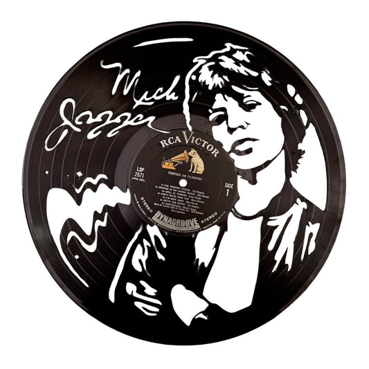 Mick Jagger - Laser Cut Vinyl Record Wall Art