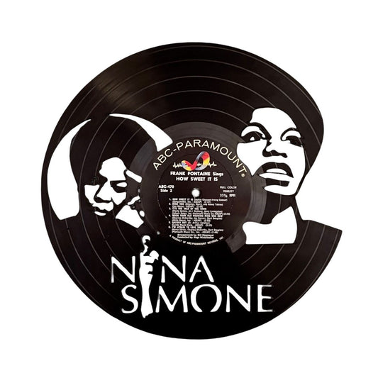 Nina Simone - Laser Cut Vinyl Record Wall Art