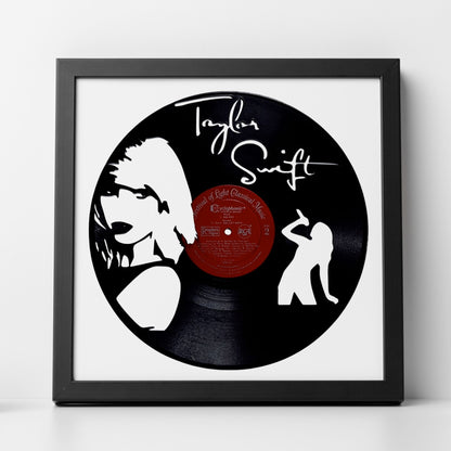 Taylor Swift - Carved Vinyl Record Wall Art