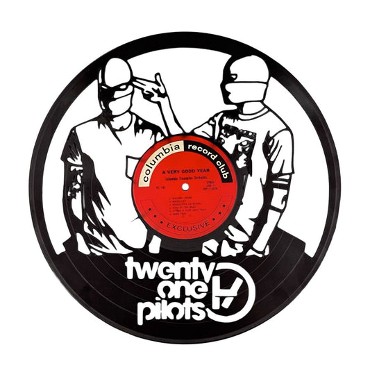 twenty one pilots - Carved Vinyl Record Wall Art